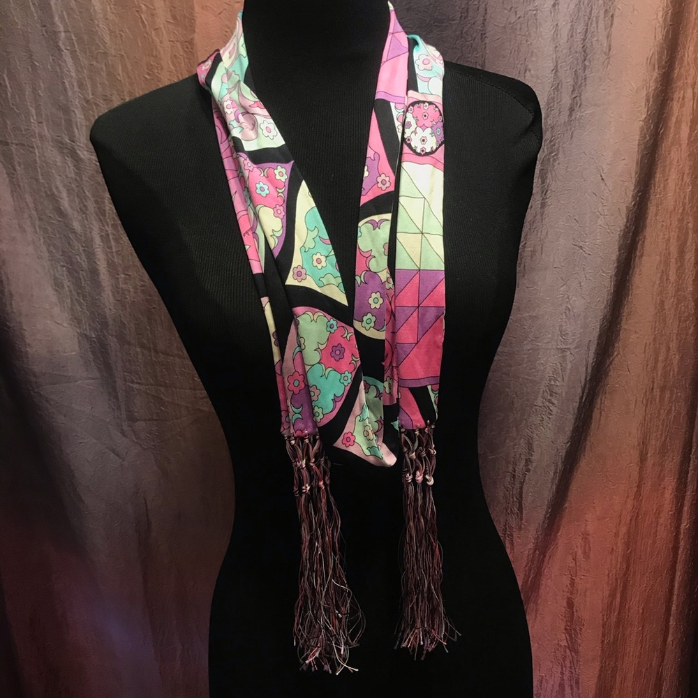 Emilio Pucci Silk Multicolor scarf